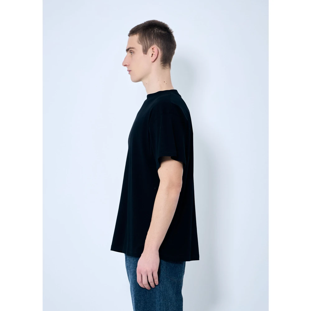 The Row Katoenen Jersey Crewneck T-shirt Black Heren