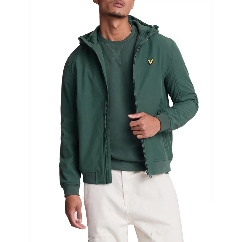 Lyle & Scott Elegante Softshell Fleece Jas Green Heren