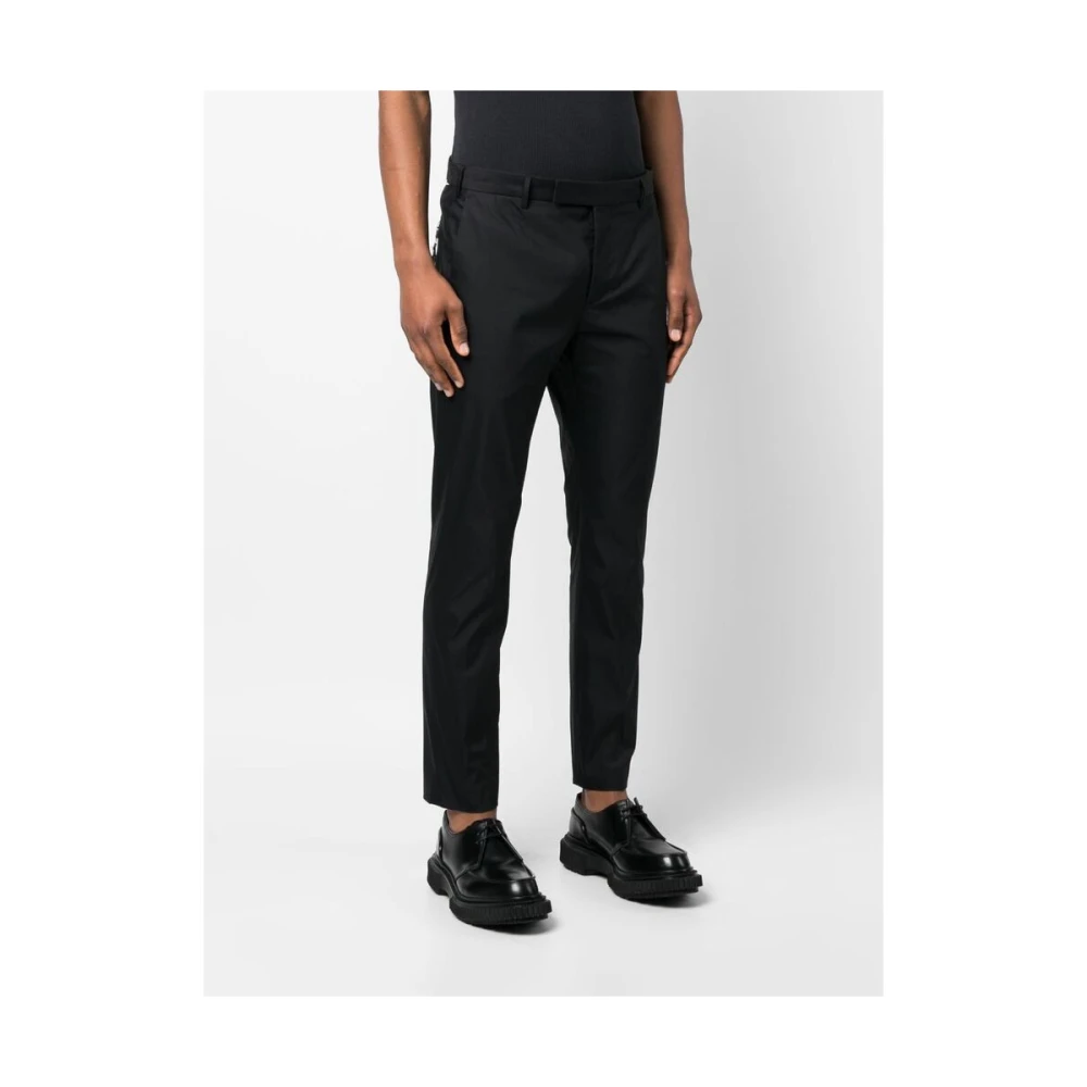 Pt01 Slim-fit Trousers Black Heren