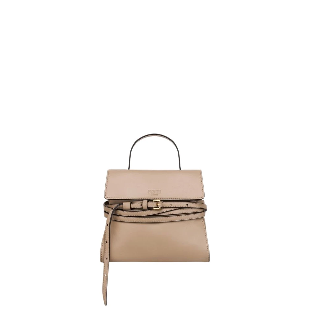 Moschino Women's Beige Handbags, One Size, Tie Me Bag Small