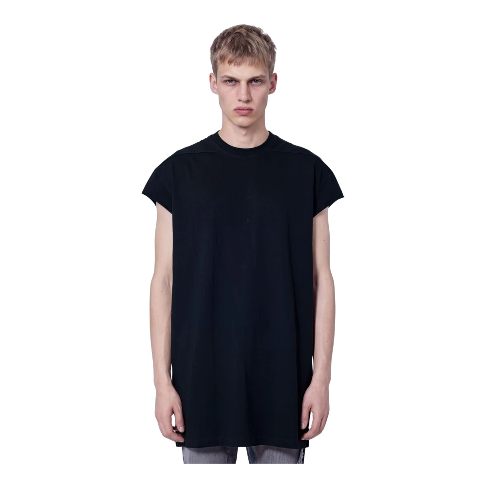 Rick Owens Men's Black Jumbo Short Sleeve T-Shirt - Man T-Shirts S - Image 3