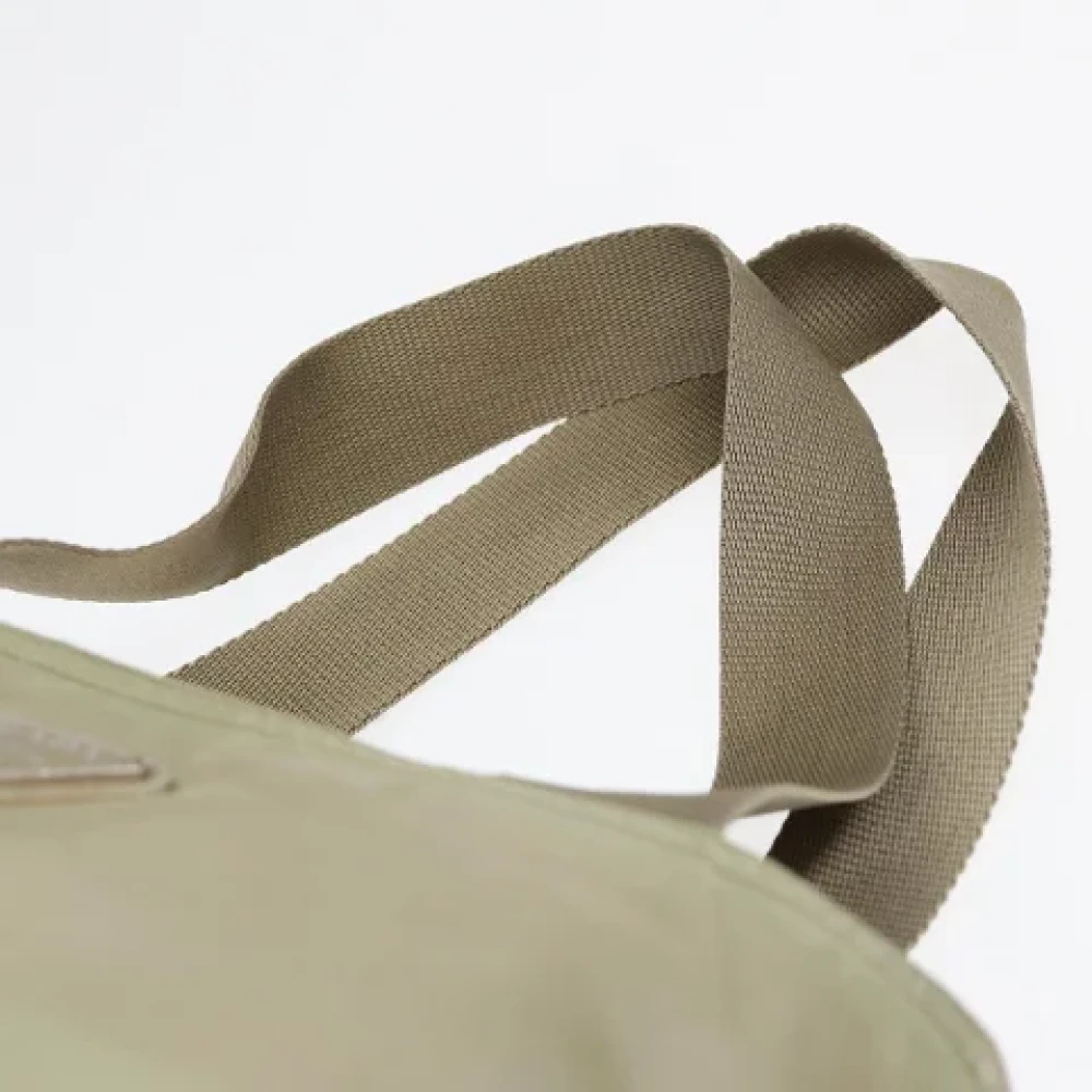Prada Vintage Pre-owned Nylon totes Beige Dames
