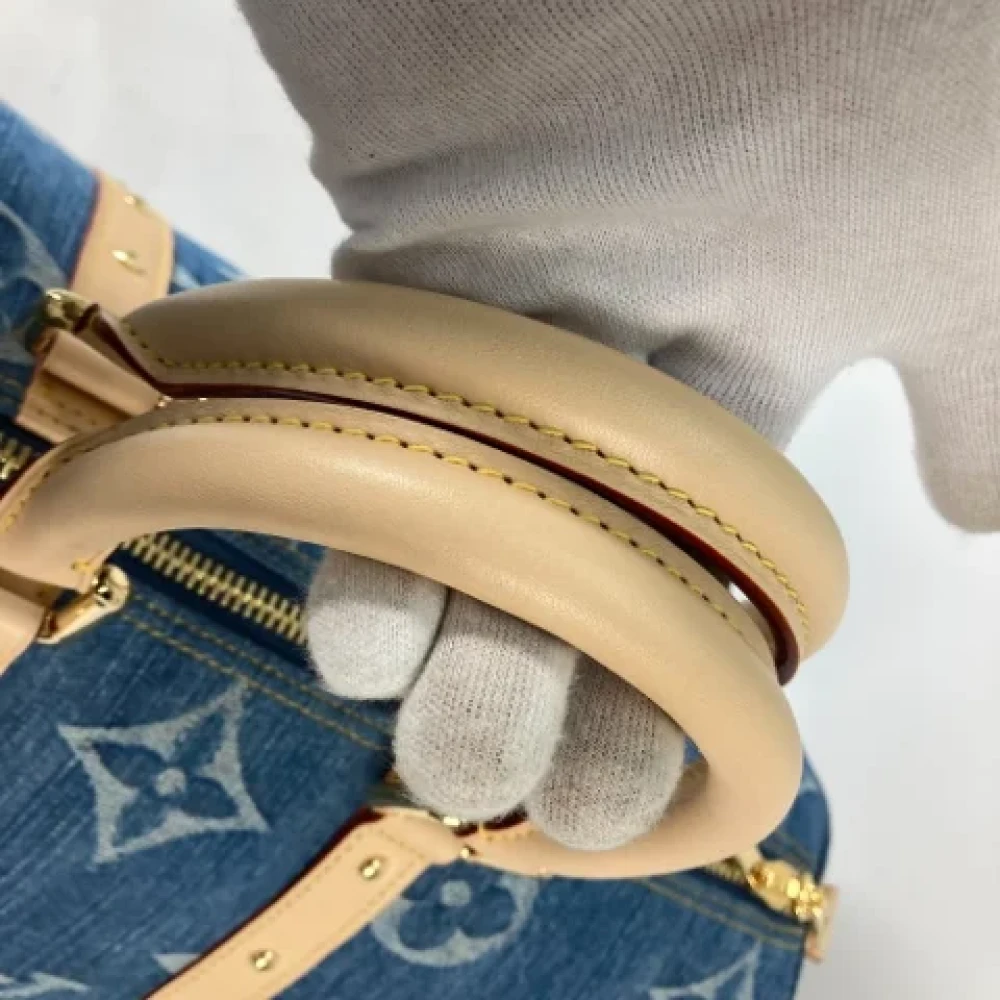 Louis Vuitton Vintage Pre-owned Denim louis-vuitton-bags Blue Dames