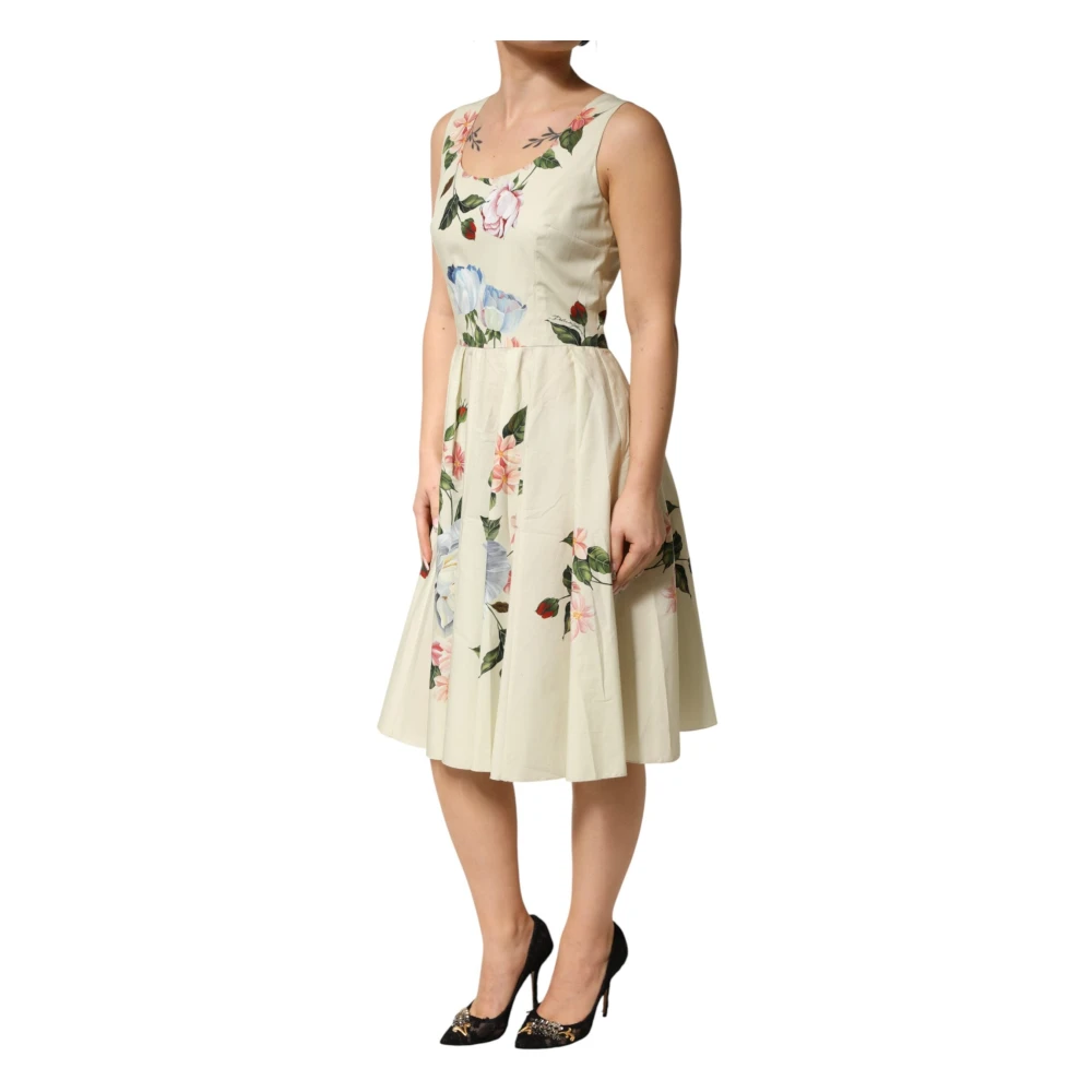 Dolce & Gabbana , Midi Dresses, Female, Multicolor, S, Mini A-Line Dress - Image 3