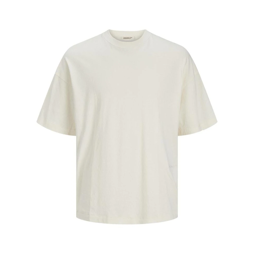 Jack & jones Buttercream Freewear Print Tee Beige Heren