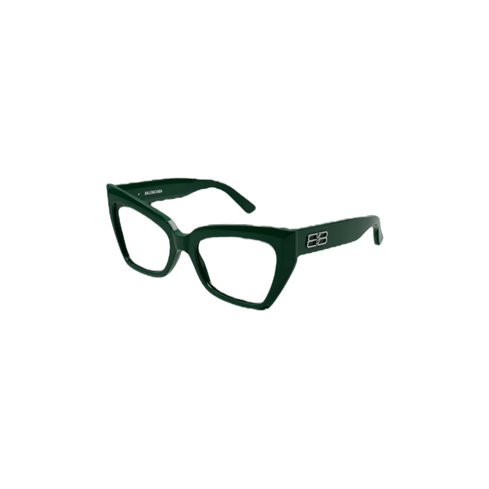 Balenciaga Stijlvolle Bril met Acetaat Frame Green Unisex