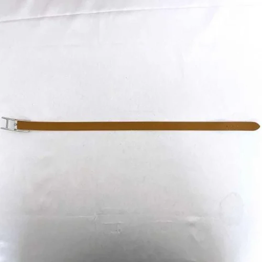 Hermès Vintage Pre-owned Leather belts White Dames