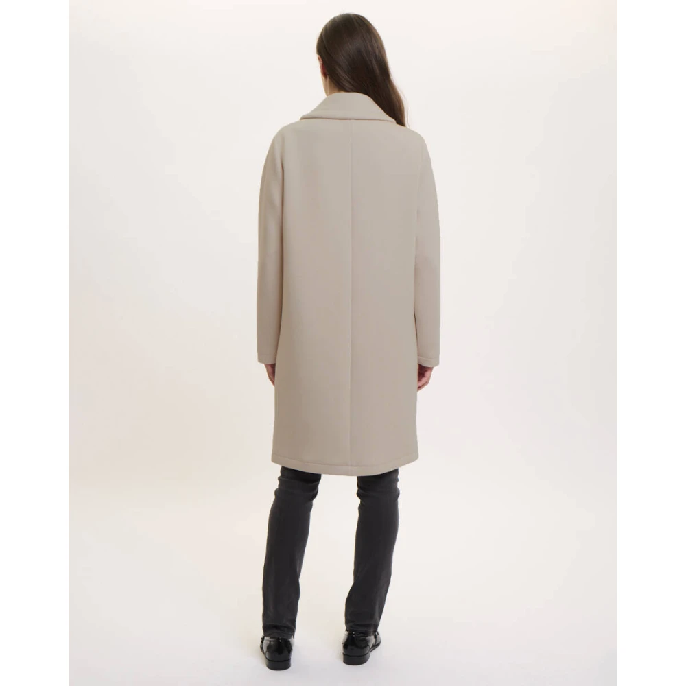 Rino&Pelle Double Breasted Coat in Danja Style Beige Dames