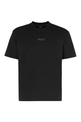 T-shirt i avslappnad passform i premium bomullsjersey