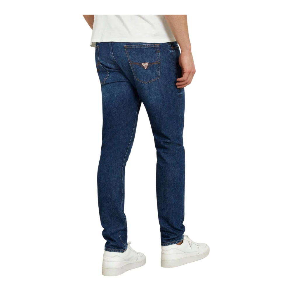 Guess Slim-fit Denim Broek Blue Heren