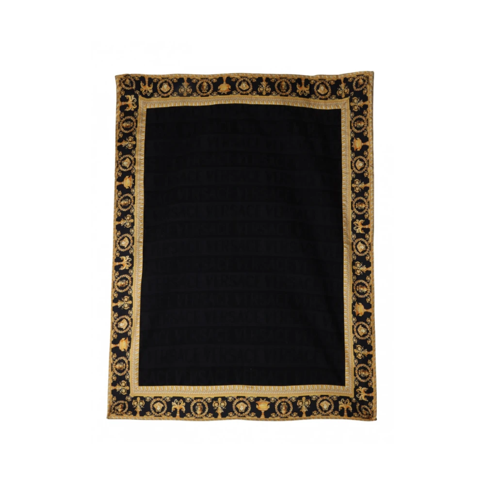 Versace Barok Plaid Stijlvolle Woondecoratie Black Unisex