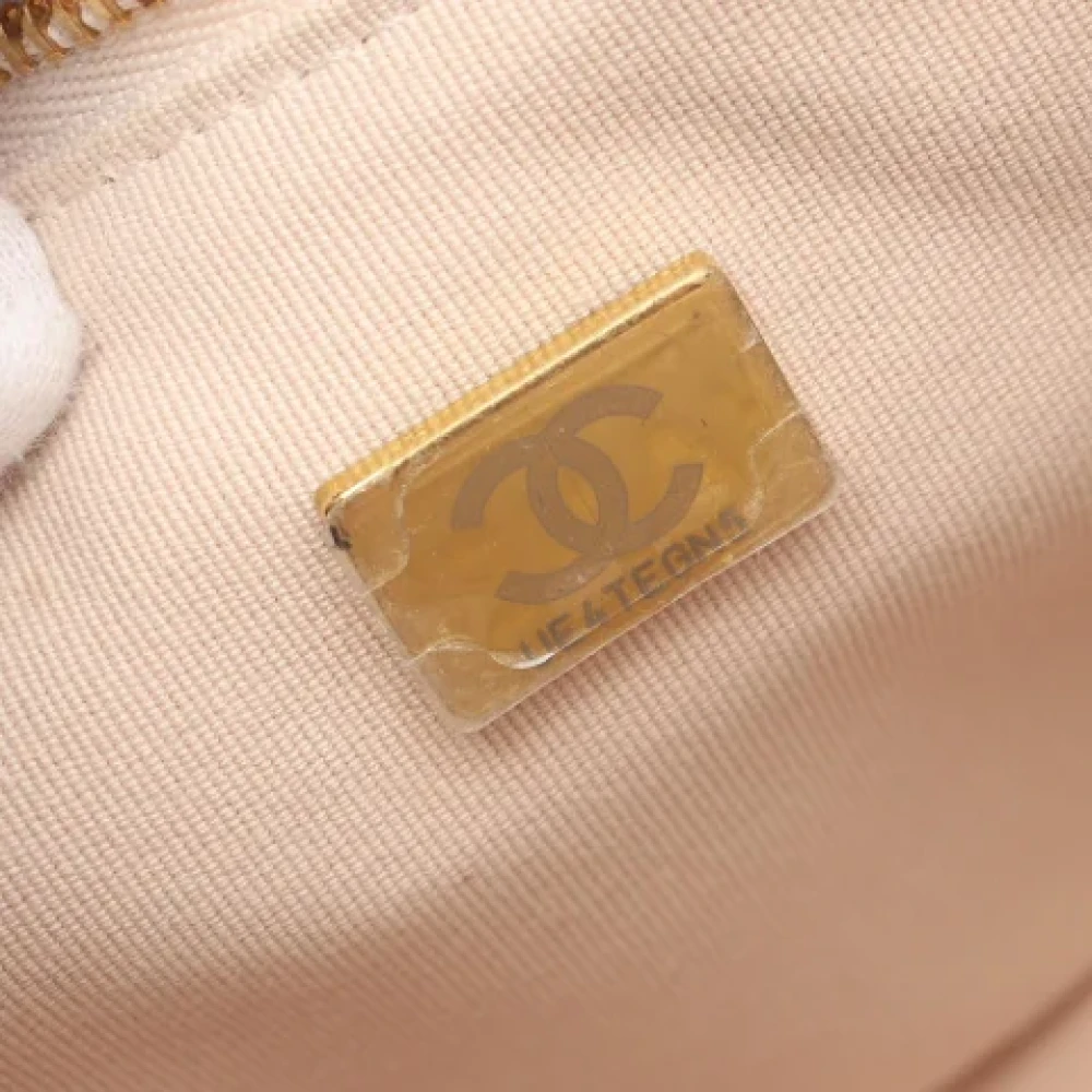 Chanel Vintage Pre-owned Leather shoulder-bags Beige Dames