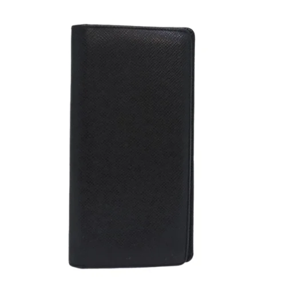 Louis Vuitton Vintage Pre-owned Leather wallets Black Heren