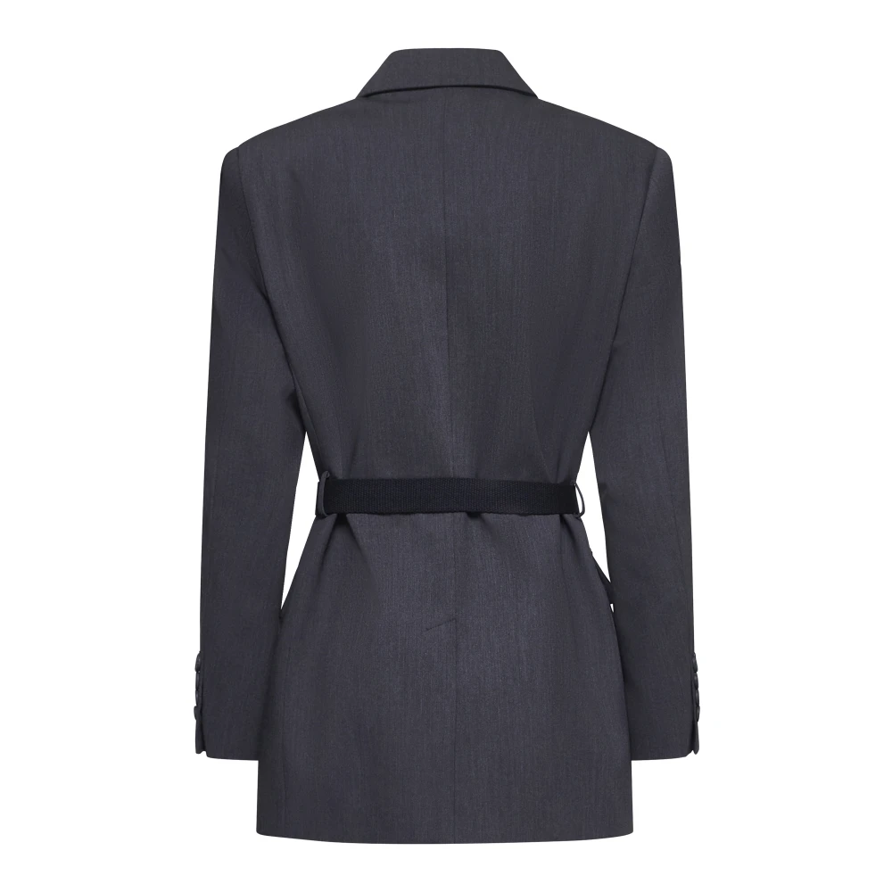 Blanca Vita Grijze Jas voor Stijlvolle Look Gray Dames