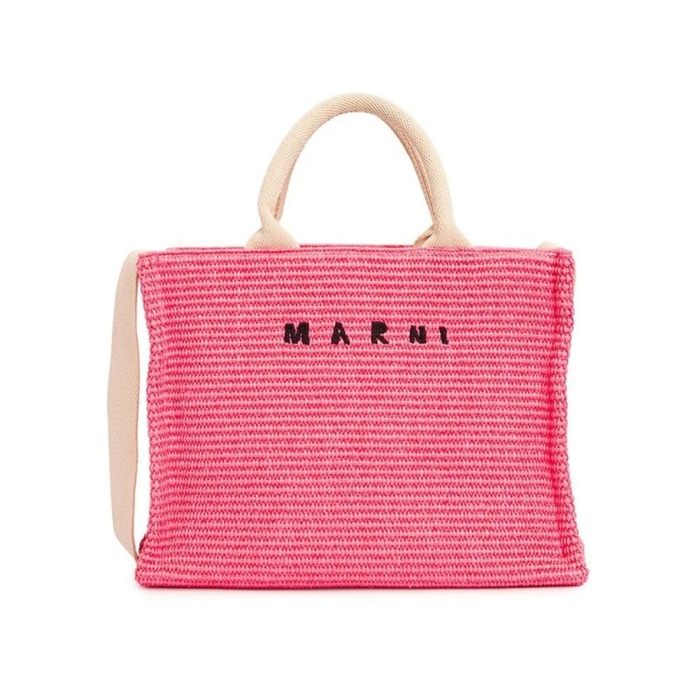 Marni - Bags > Tote Bags - Pink - Marni - Modalova