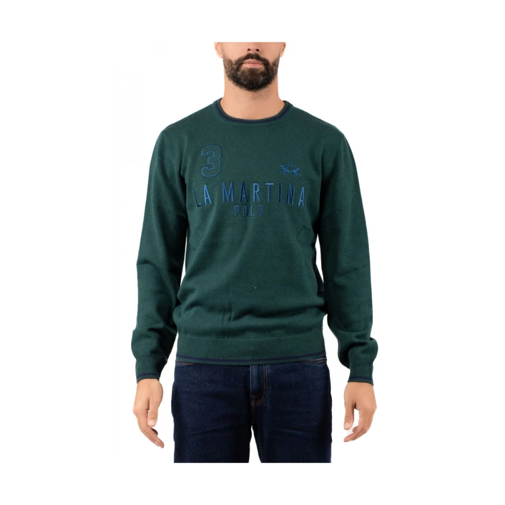 LA MARTINA Heren Polo Shirt Klassieke Stijl Green Heren