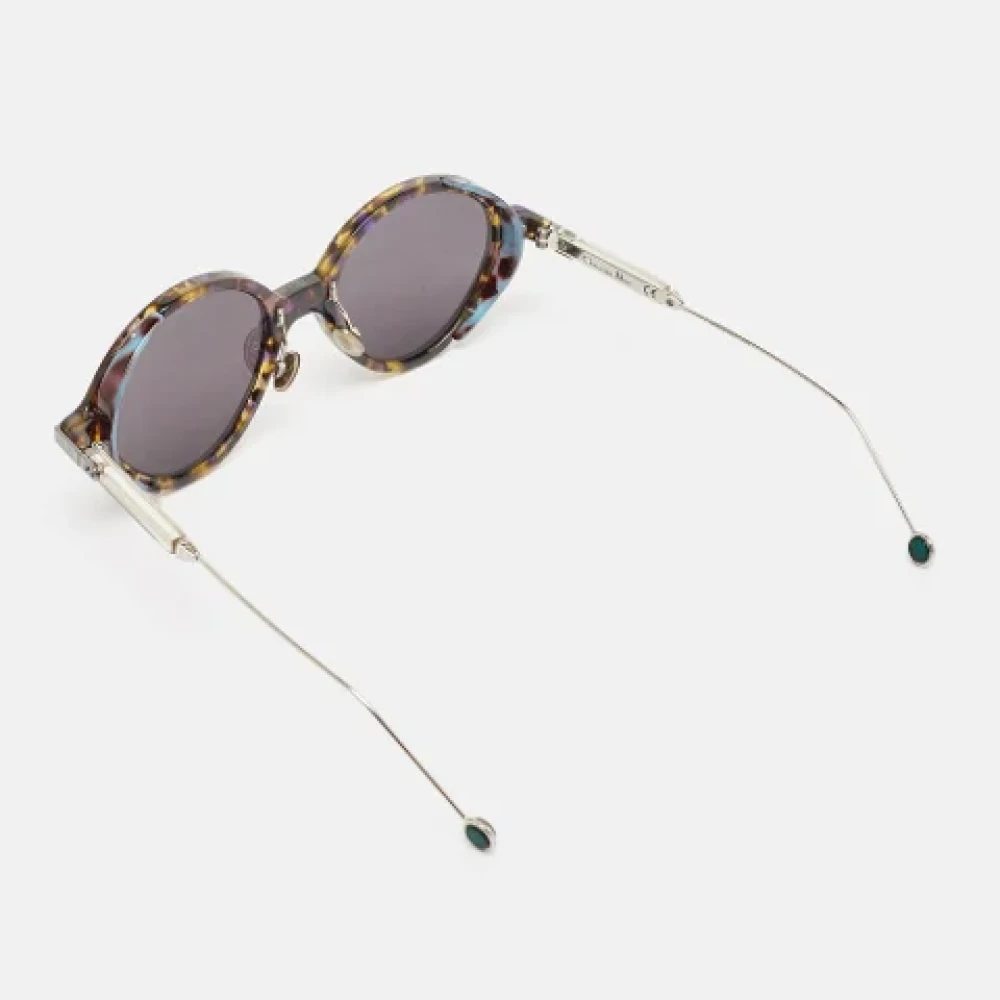 Dior Vintage Pre-owned Acetate sunglasses Yellow Dames