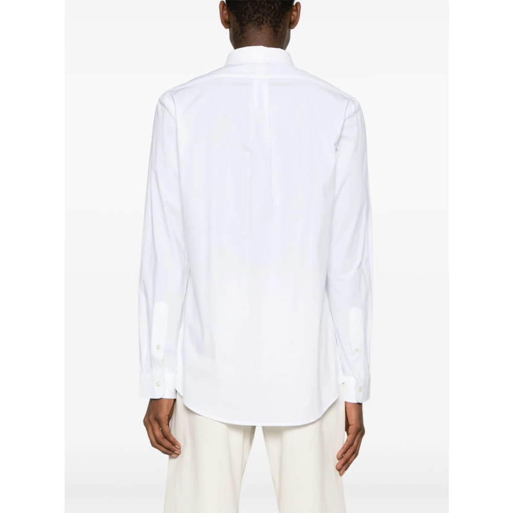 Ralph Lauren Overhemden Wit White Heren