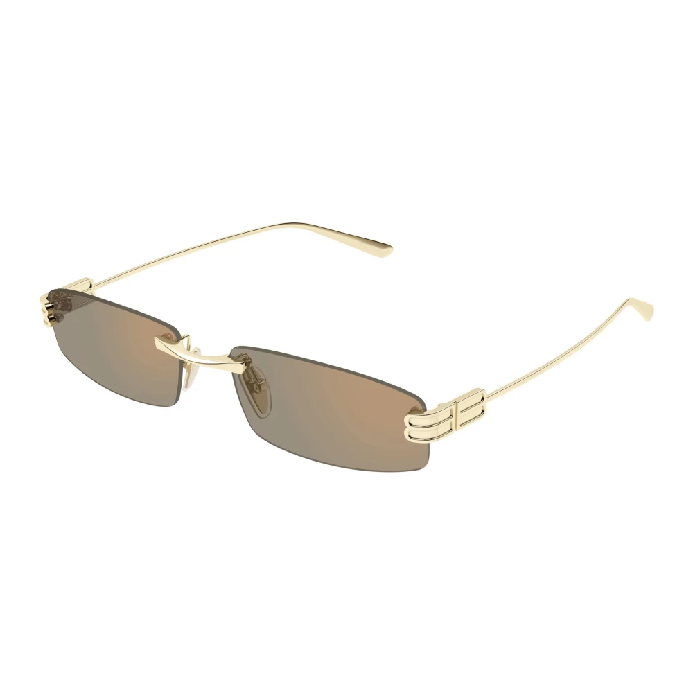 Balenciaga Men's Yellow Sunglasses, 57 Mm, Rectangle Sunglasses