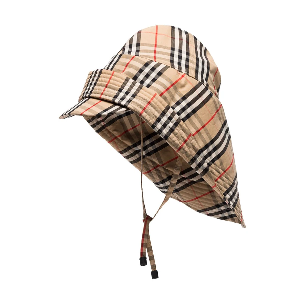 Burberry Geruite regenhoed 100% katoen Italië Multicolor Unisex