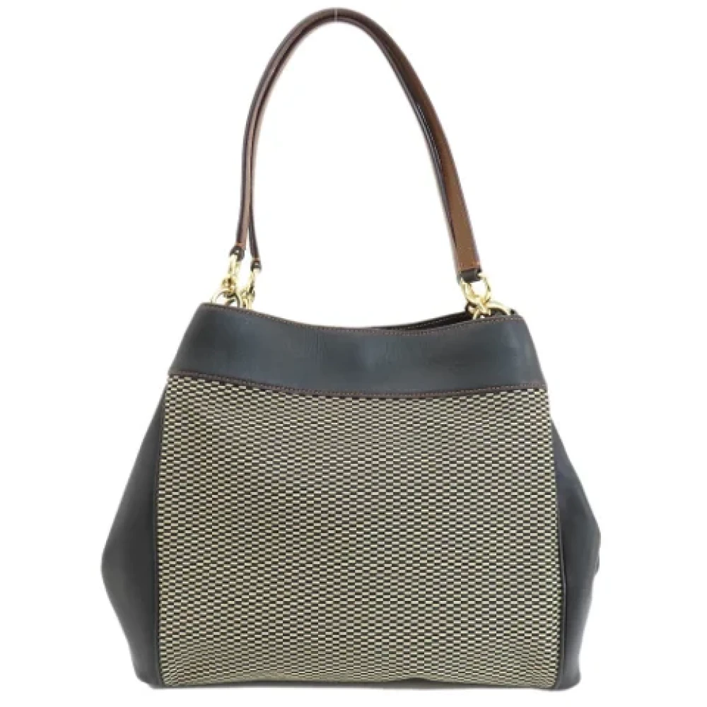 Coach Pre-owned Canvas shoulder-bags Black Dames