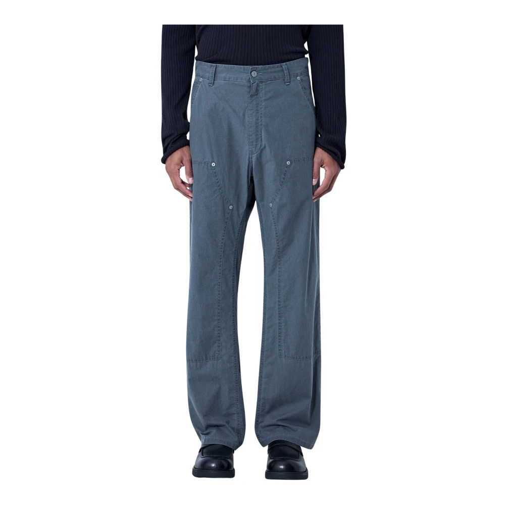 Mm6 Maison Margiela Men's Gray Relaxed Fit Trousers - Straight Trousers - W32 - Trousers