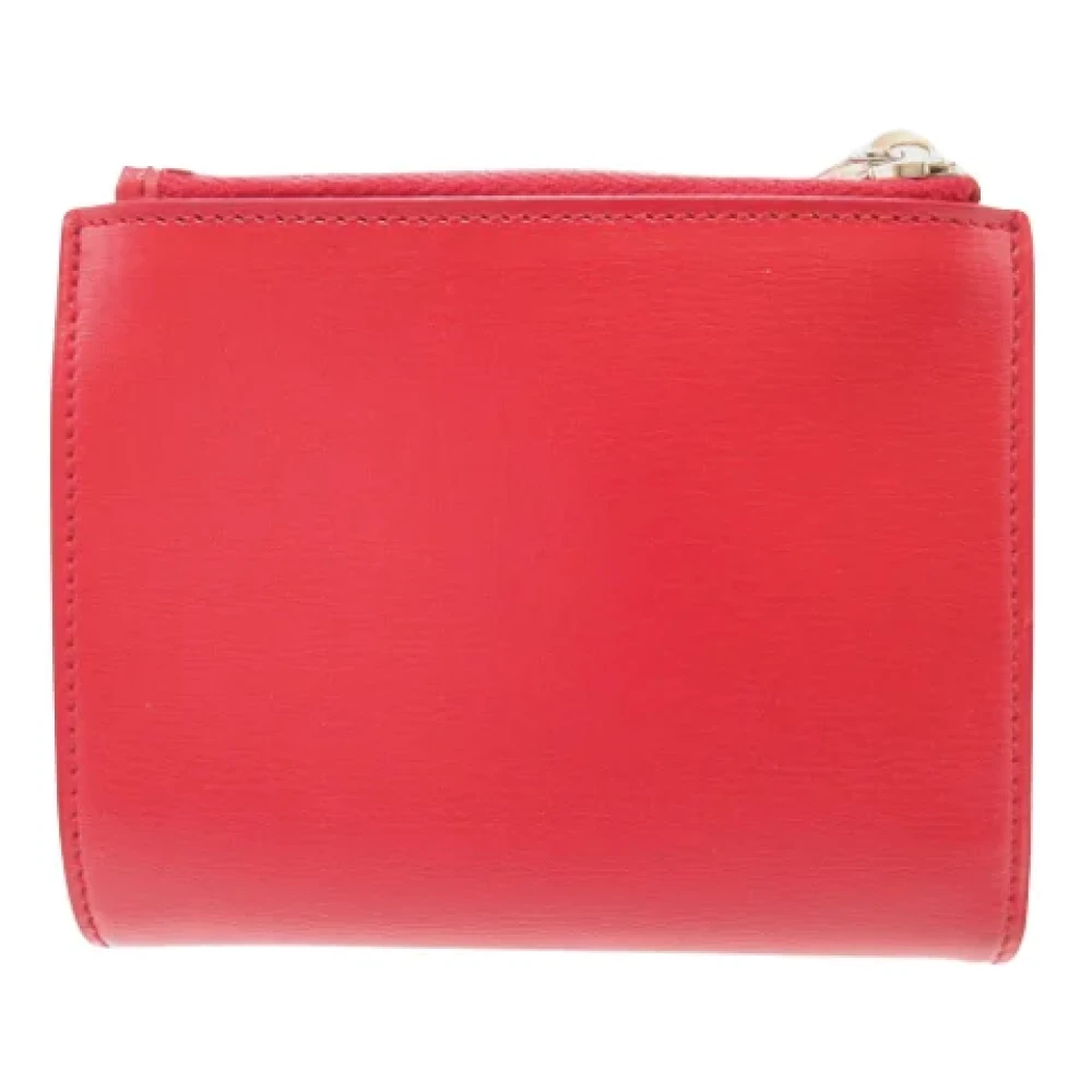 Saint Laurent Vintage Pre-owned Leather wallets Red Dames