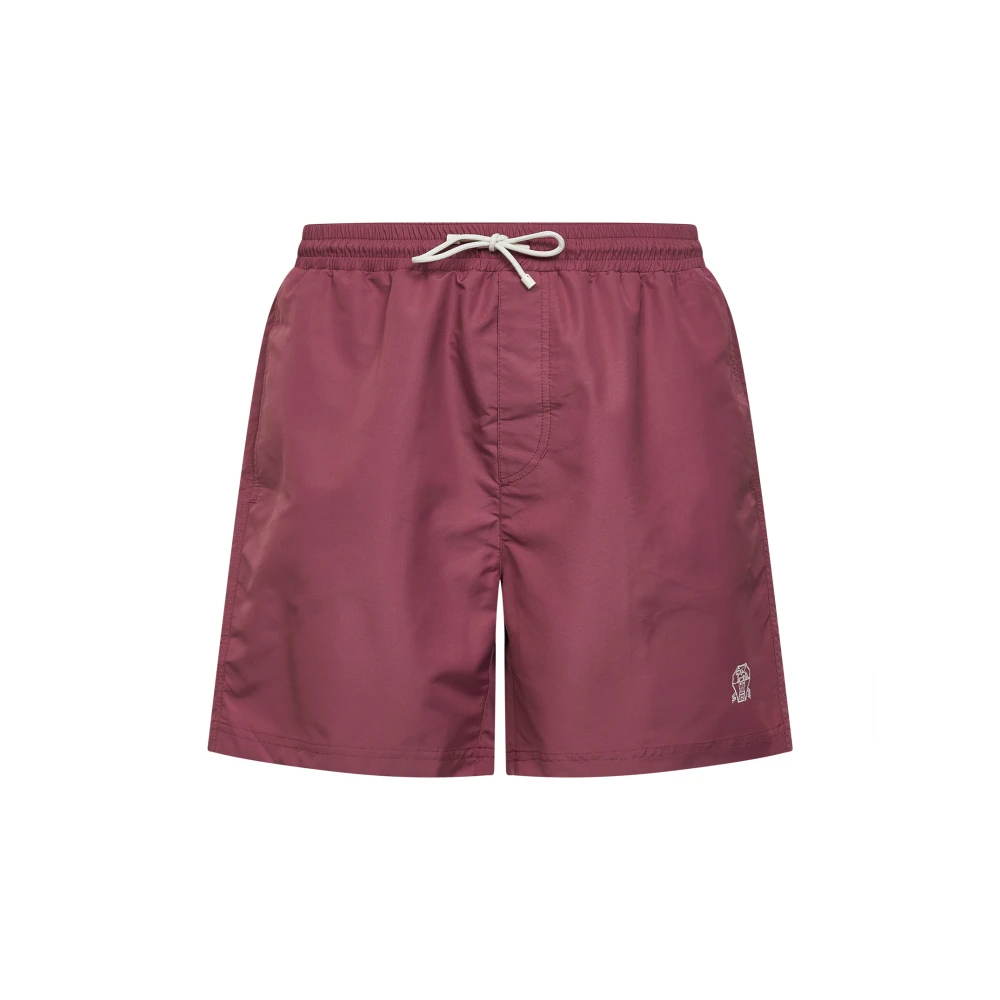 Brunello Cucinelli Pink Beachwear, Male, Xl, Swim Shorts
