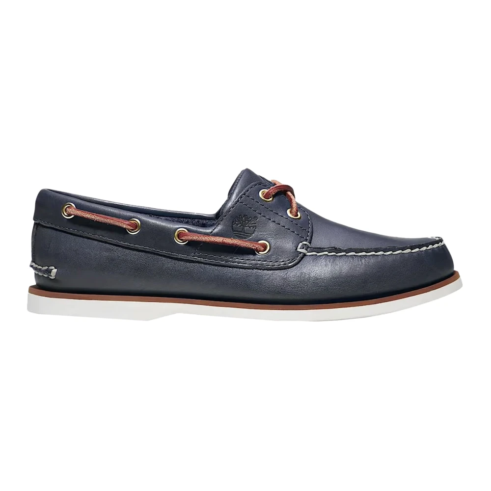 Timberland Men's Blue Boat Shoes, 10 Uk, Leather Sailor Sandals