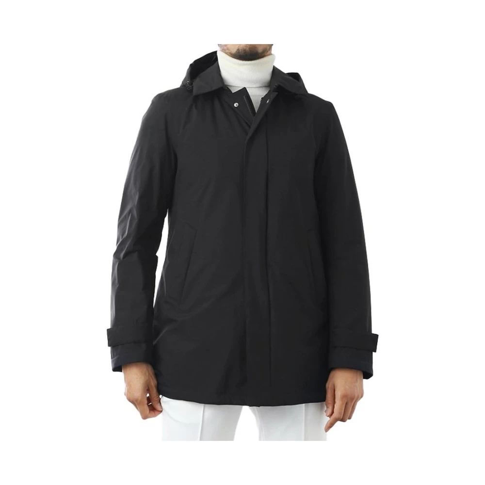 Herno 2-Layer Carcoat Black Heren