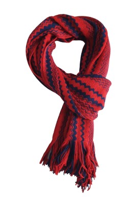 red-geometric-wool-blend-scarf