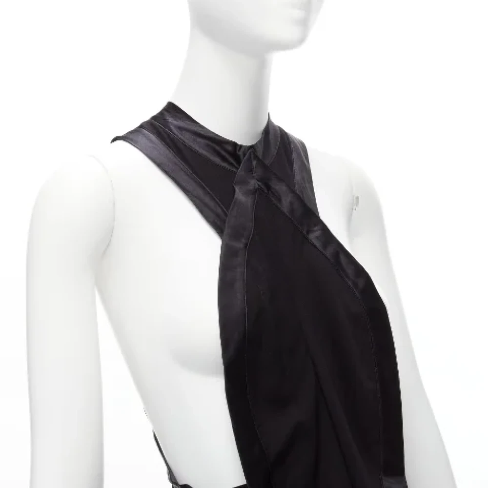 Givenchy Pre-owned Satin dresses Black Dames