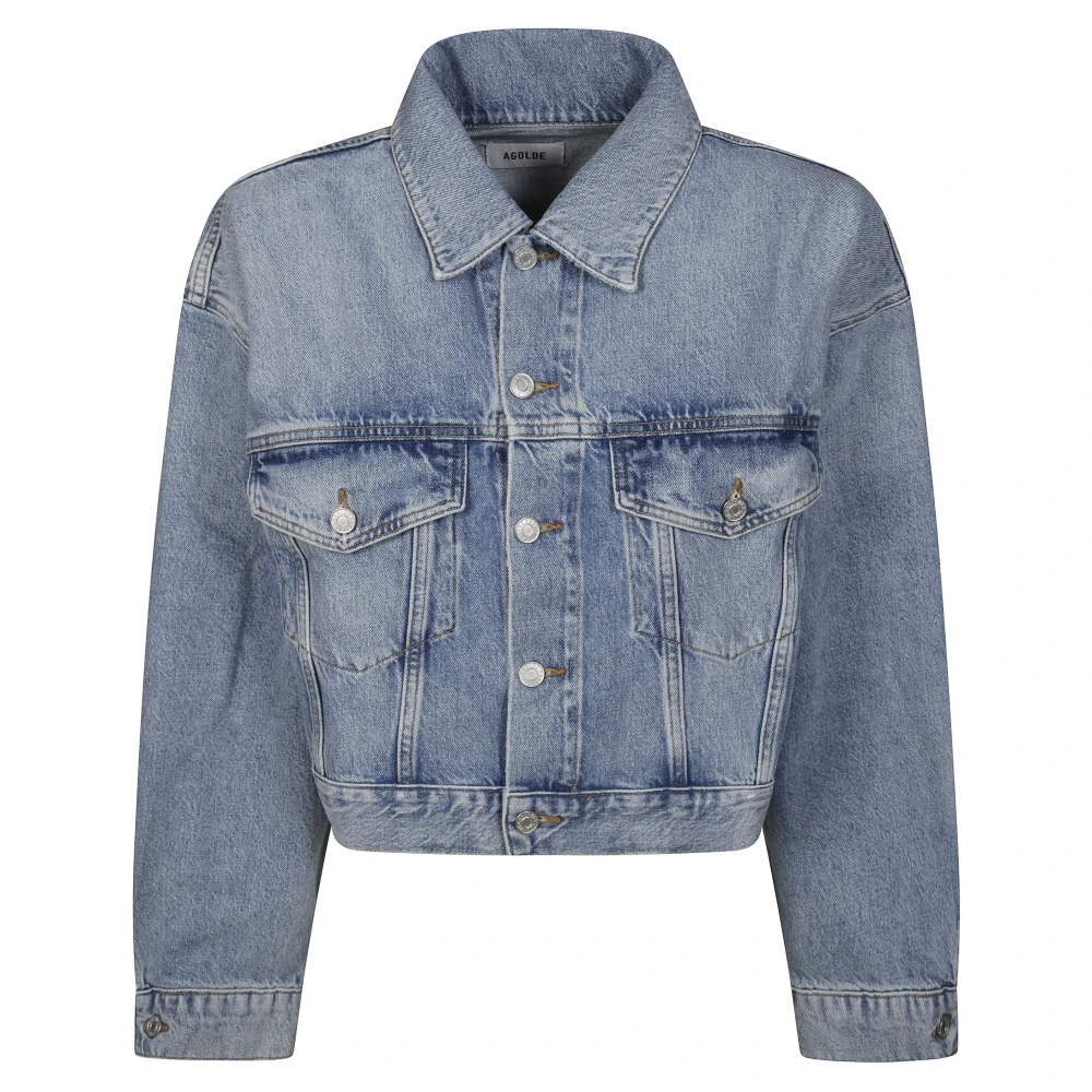 Agolde Ruimte Q Jas Blue Dames