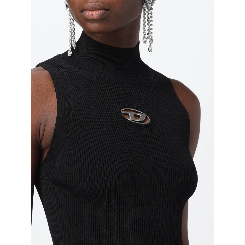 Diesel Stijlvolle Sweaters voor Mannen en Vrouwen Black Dames