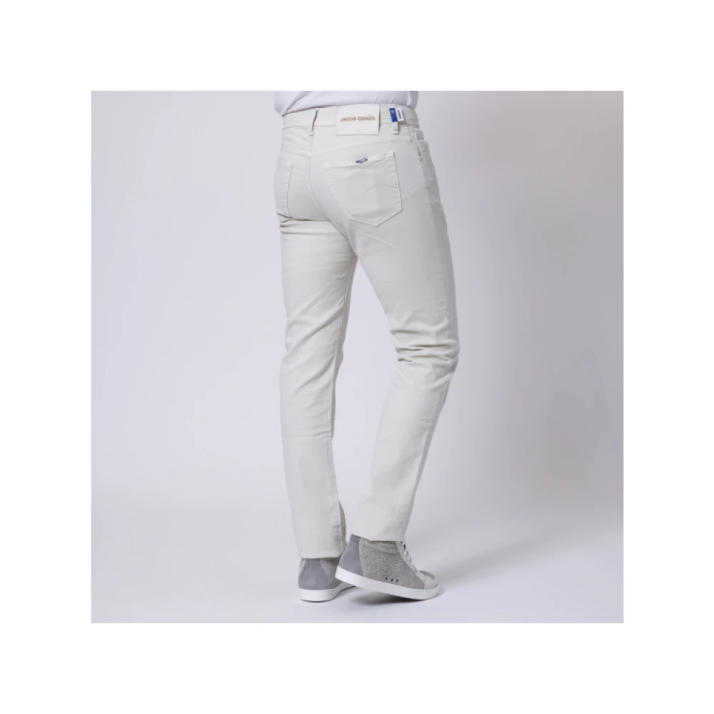 Jacob Cohën Slim Comfortable Bard Jeans in katoen White Heren