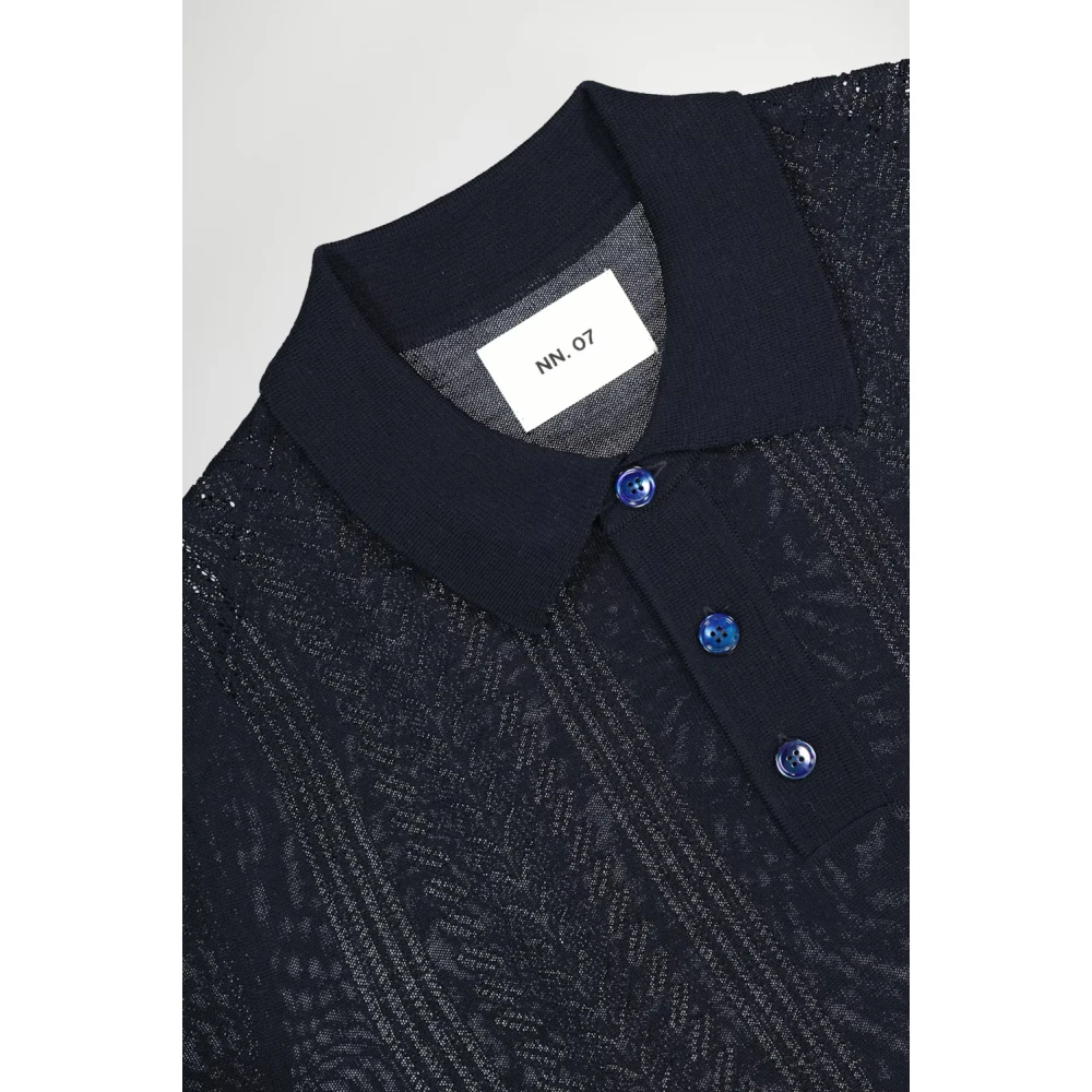 Nn07 Polo Shirts Blue Heren