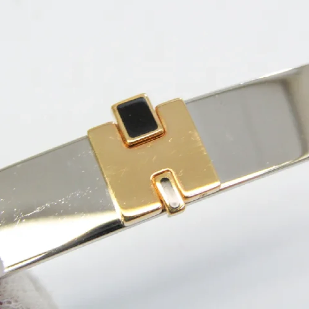Hermès Vintage Pre-owned Plastic hair-accessories Beige Dames