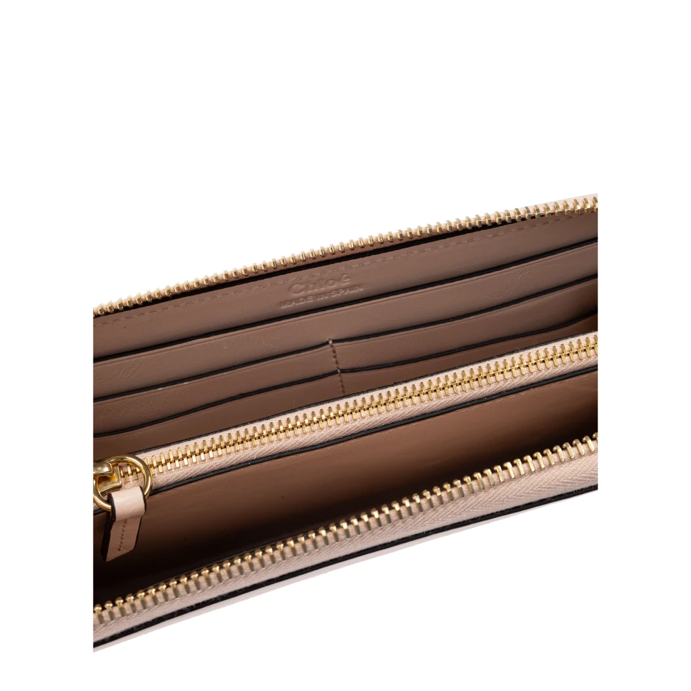 Chloé Iconische Portemonnee Beige Dames
