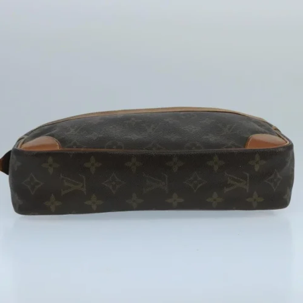Louis Vuitton Vintage Pre-owned Canvas clutches Brown Dames