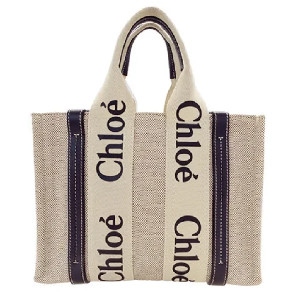 Chloé Pre-owned Canvas handbags Beige Dames