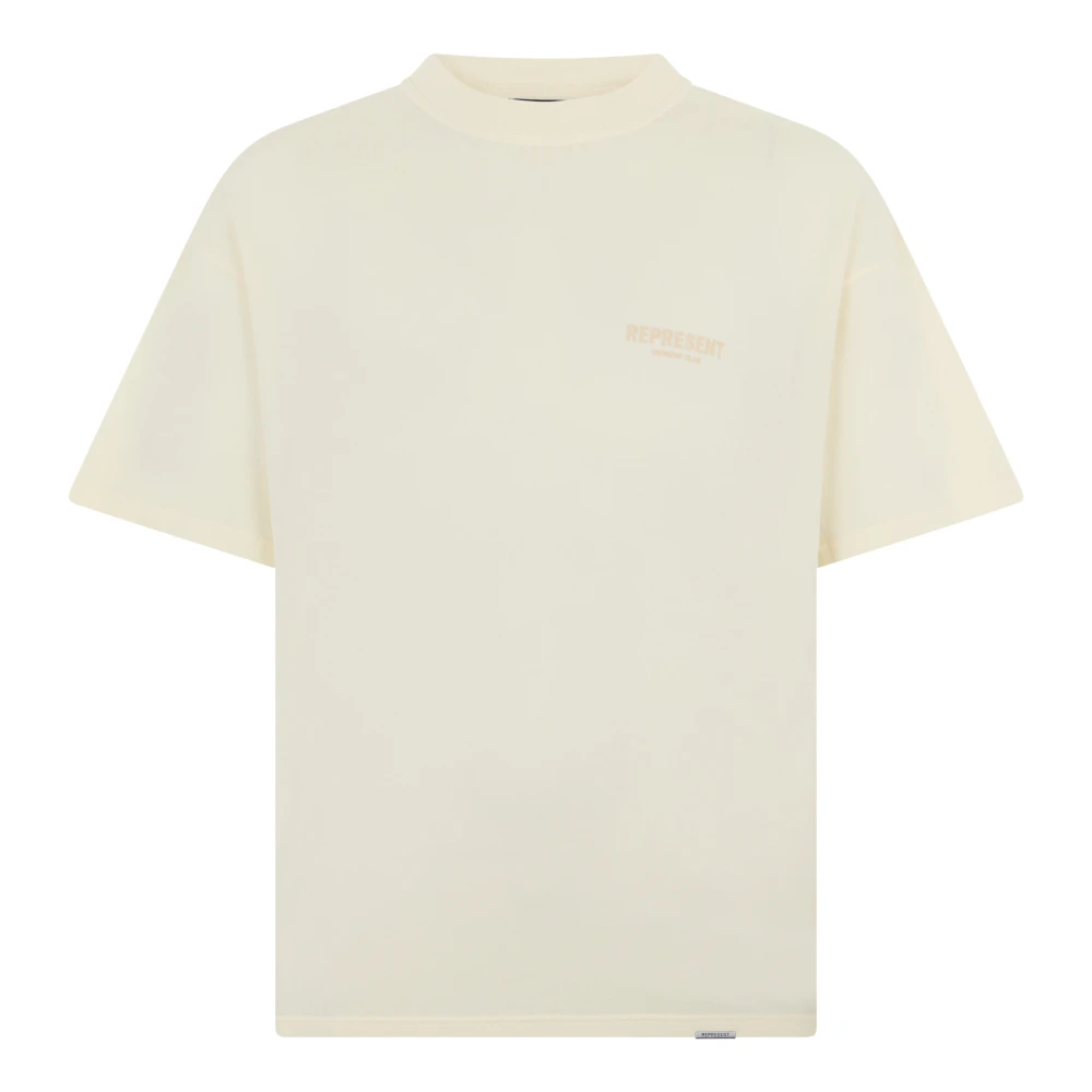 Represent Men's Beige T-Shirts, S, Owners Club T-Shirt
