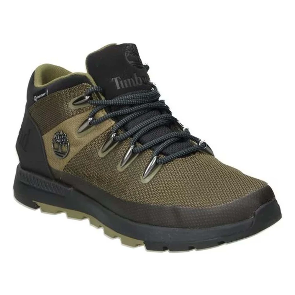 Timberland Sprint Trekker Mid Fabric WP Sneakers Green Heren