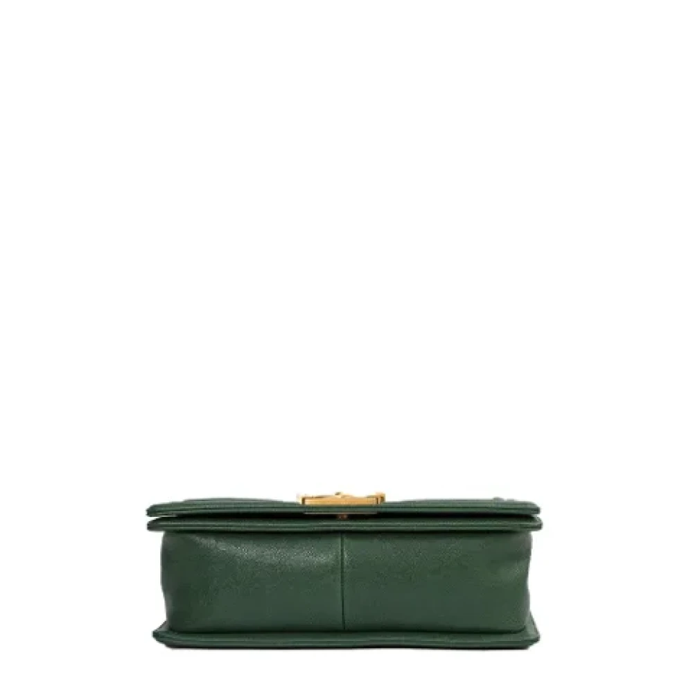 Chanel Vintage Pre-owned Leather chanel-bags Green Dames