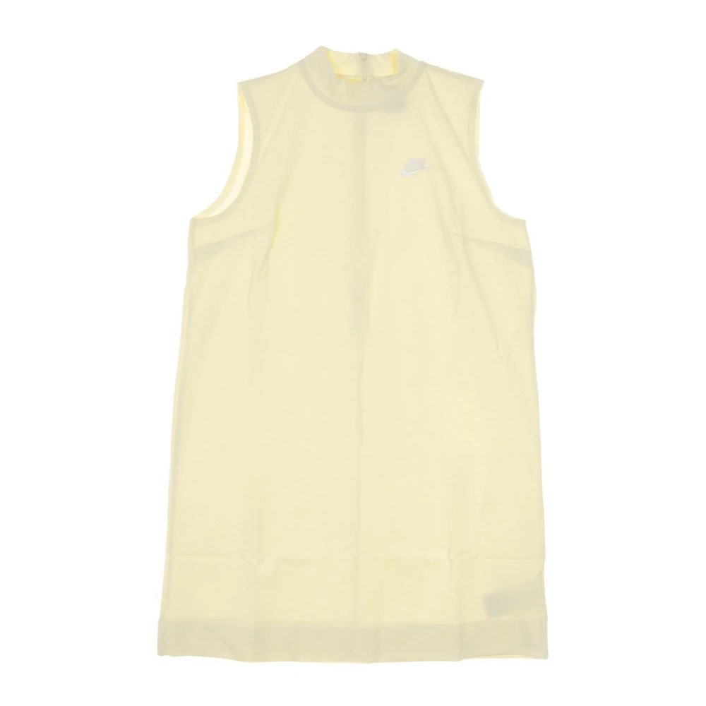 Nike Sporty Mouwloze Jurk Beige Dames