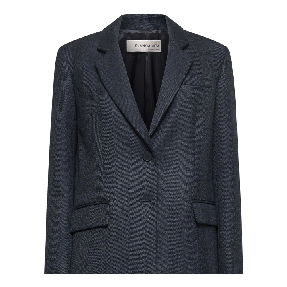 Blanca Vita Antraciet Winterjas Gray Dames