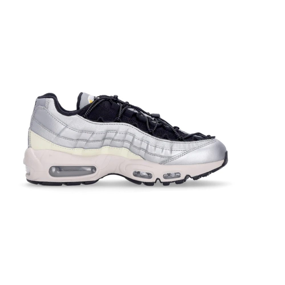 Nike Gray Trainers, Female, 5 1/2 Uk, Metallic Silver Low Sneaker
