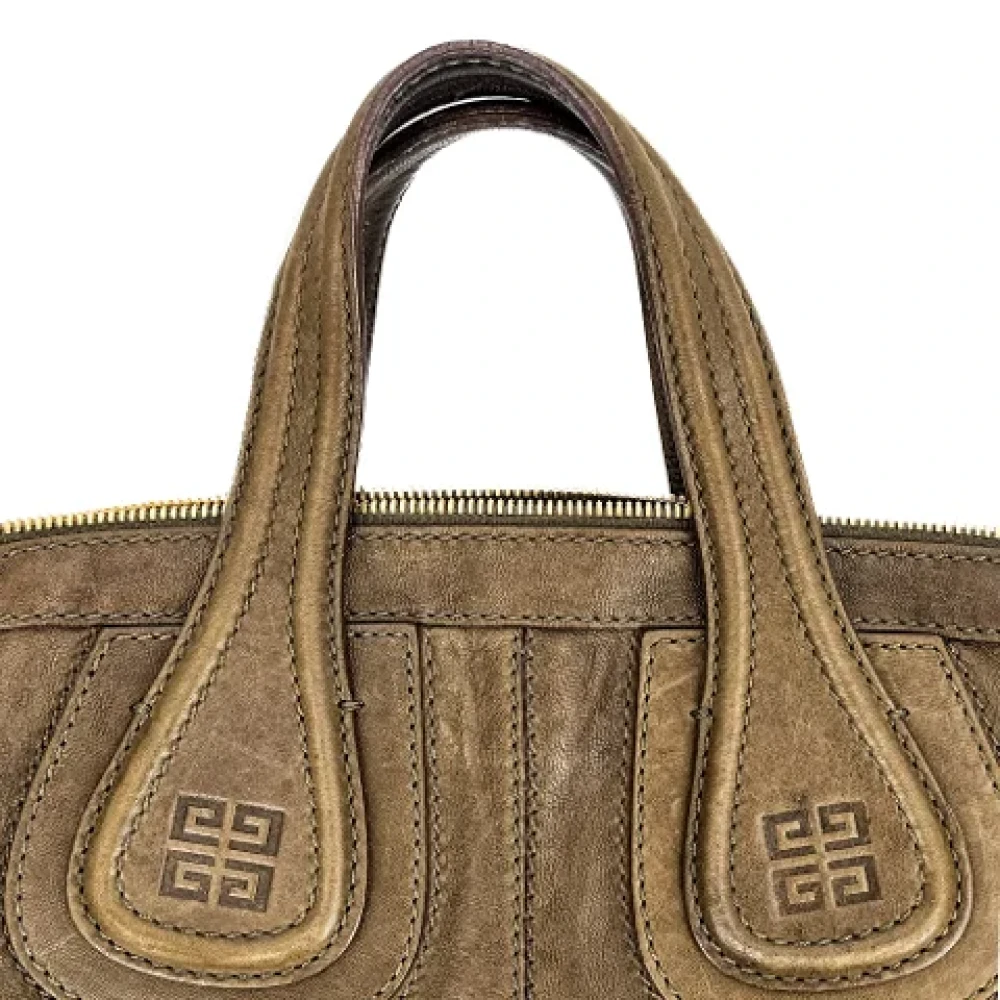 Givenchy Pre-owned Leather handbags Brown Dames