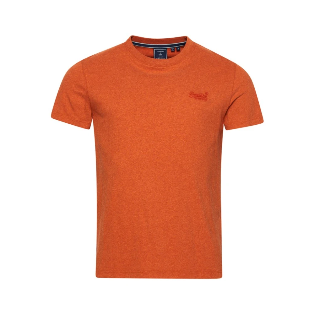 Superdry T-Shirts Orange Heren