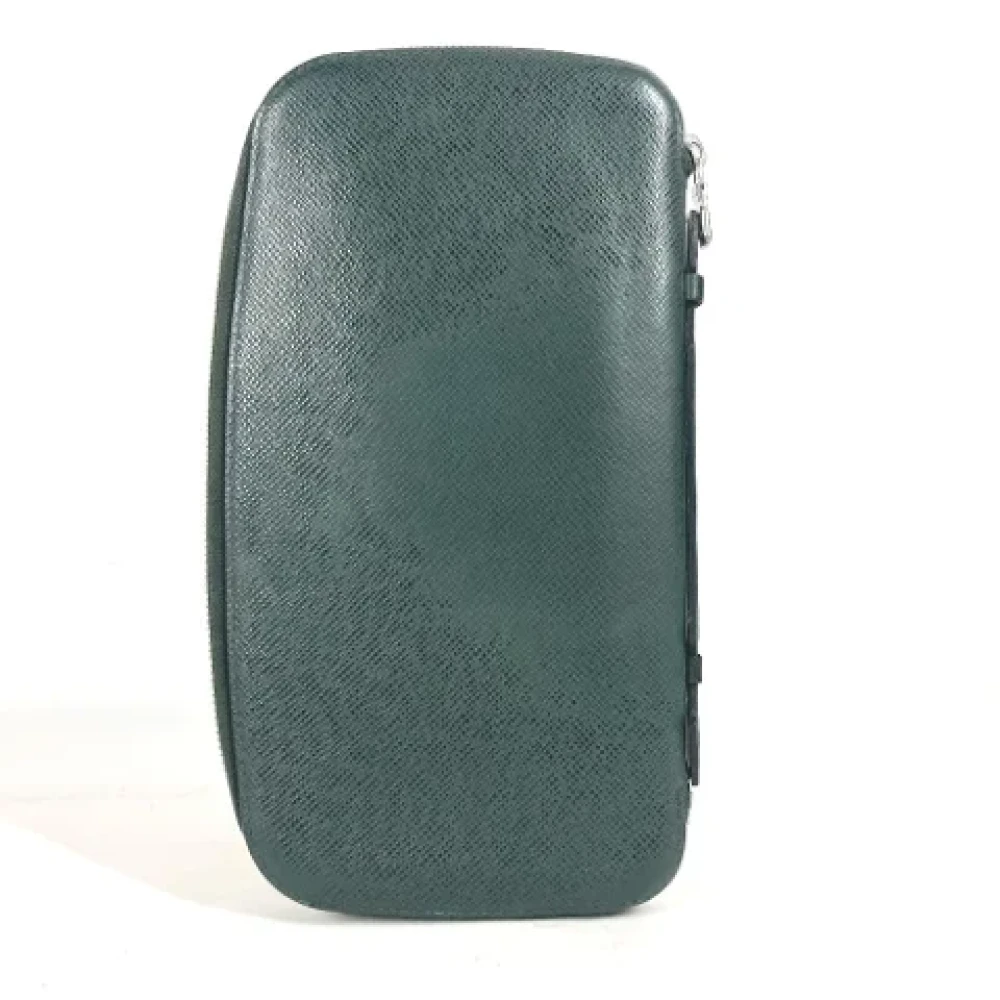 Louis Vuitton Vintage Pre-owned Leather wallets Green Dames
