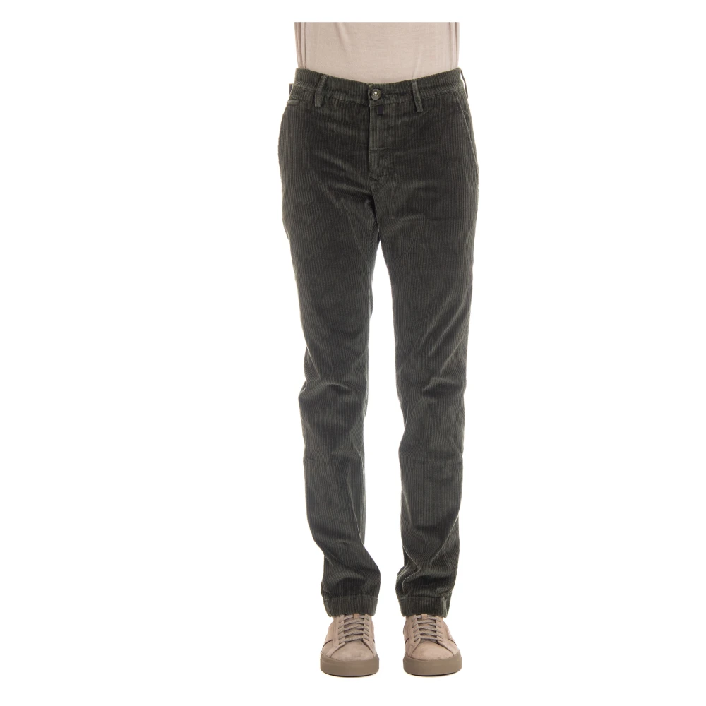 Jacob Cohën Luxe Groene 5-Pocket Broek Green Heren